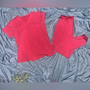 Pink Mandala Scrubs SET